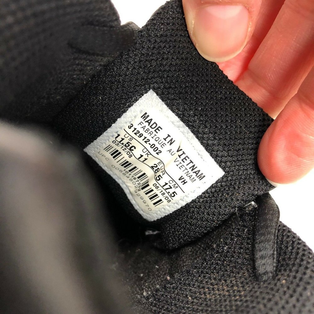 Nike VXT II Black Shoes 312912-002 Preschool 11.5C - Picture 8 of 8